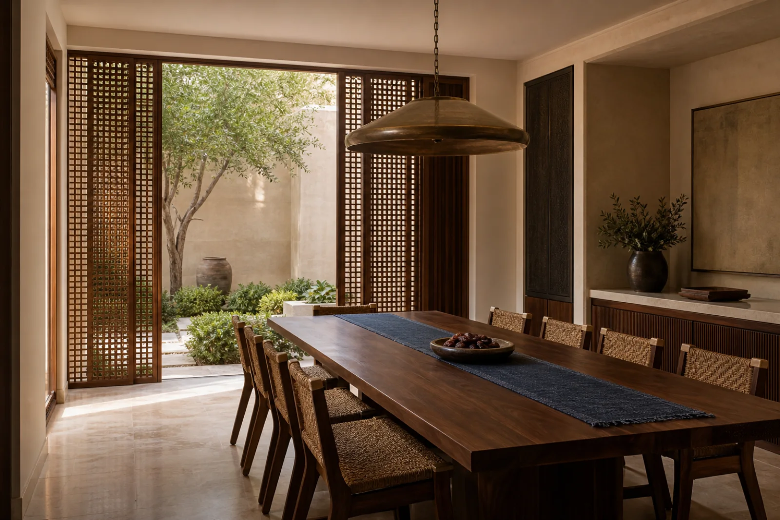 Arabic Dining room interior