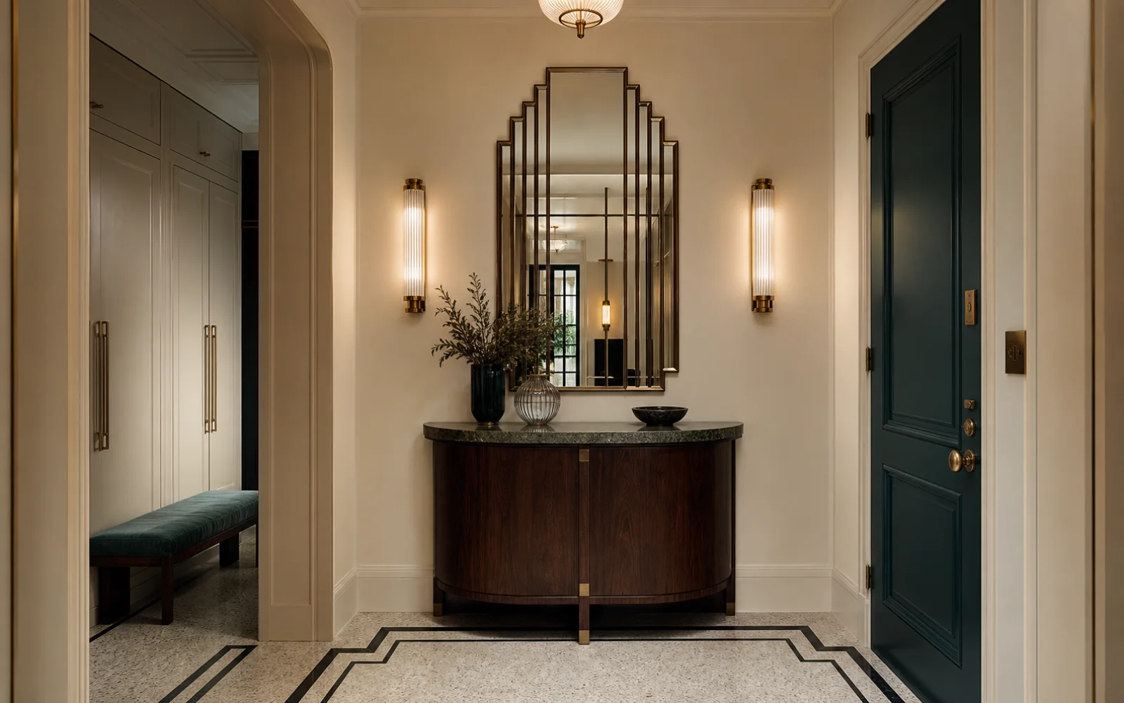 Art Deco Entryway interior