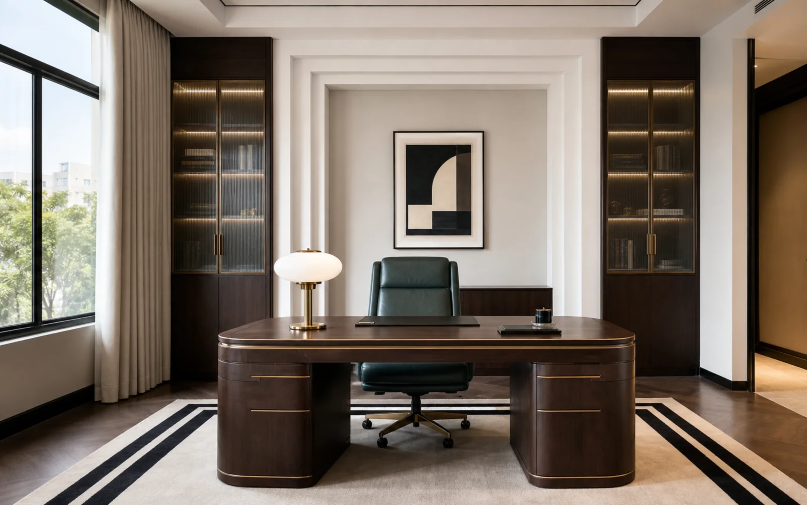 Art Deco Home office interior