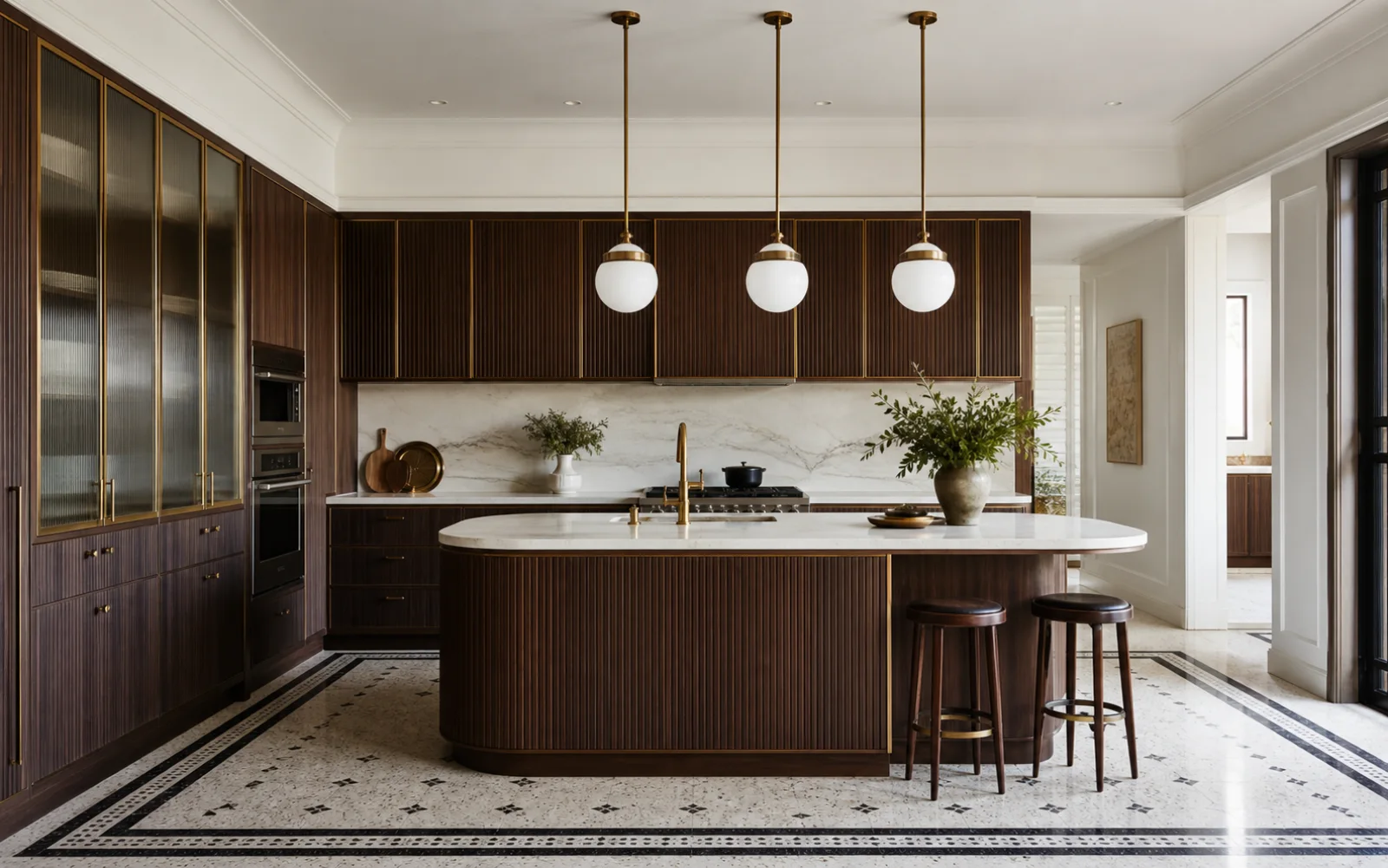 Art Deco kitchen interior