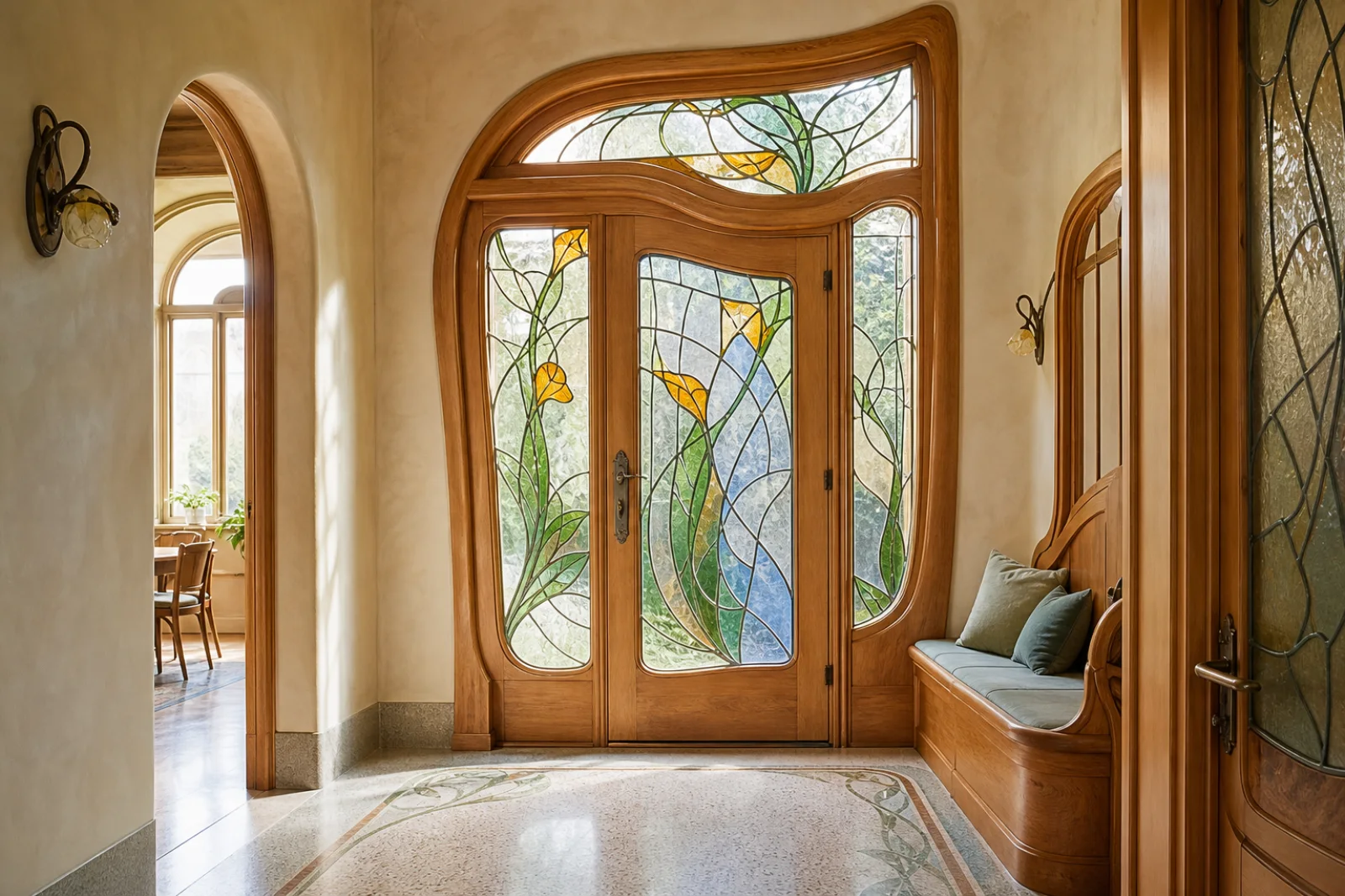 Art Nouveau Entryway interior