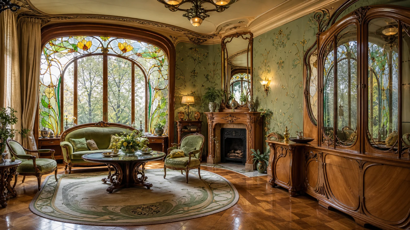 Art Nouveau interior design