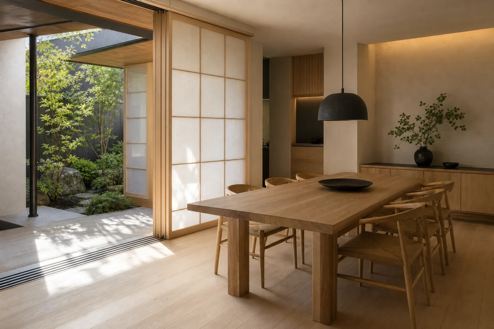 Asian Zen Dining room interior