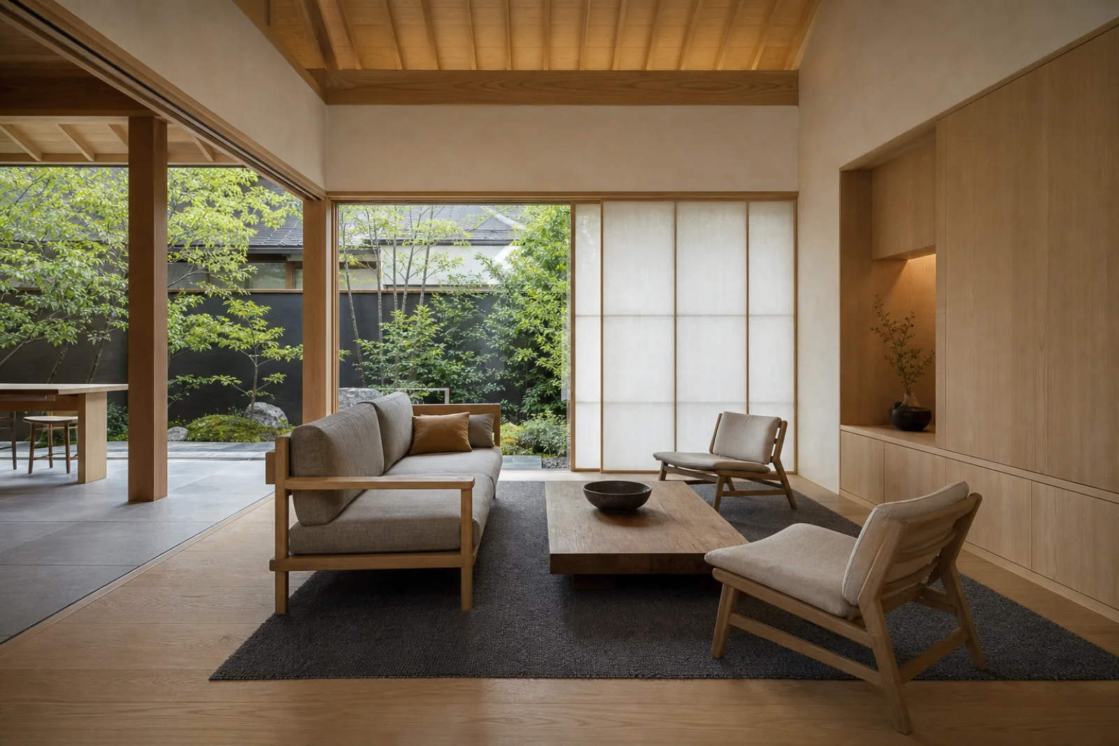 Asian Zen interior design hero