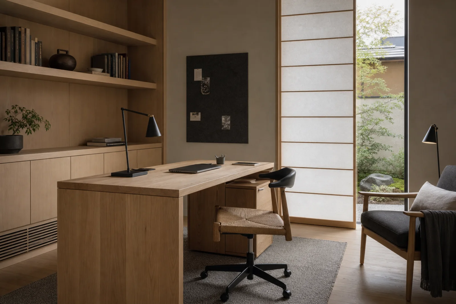 Asian Zen Home office interior