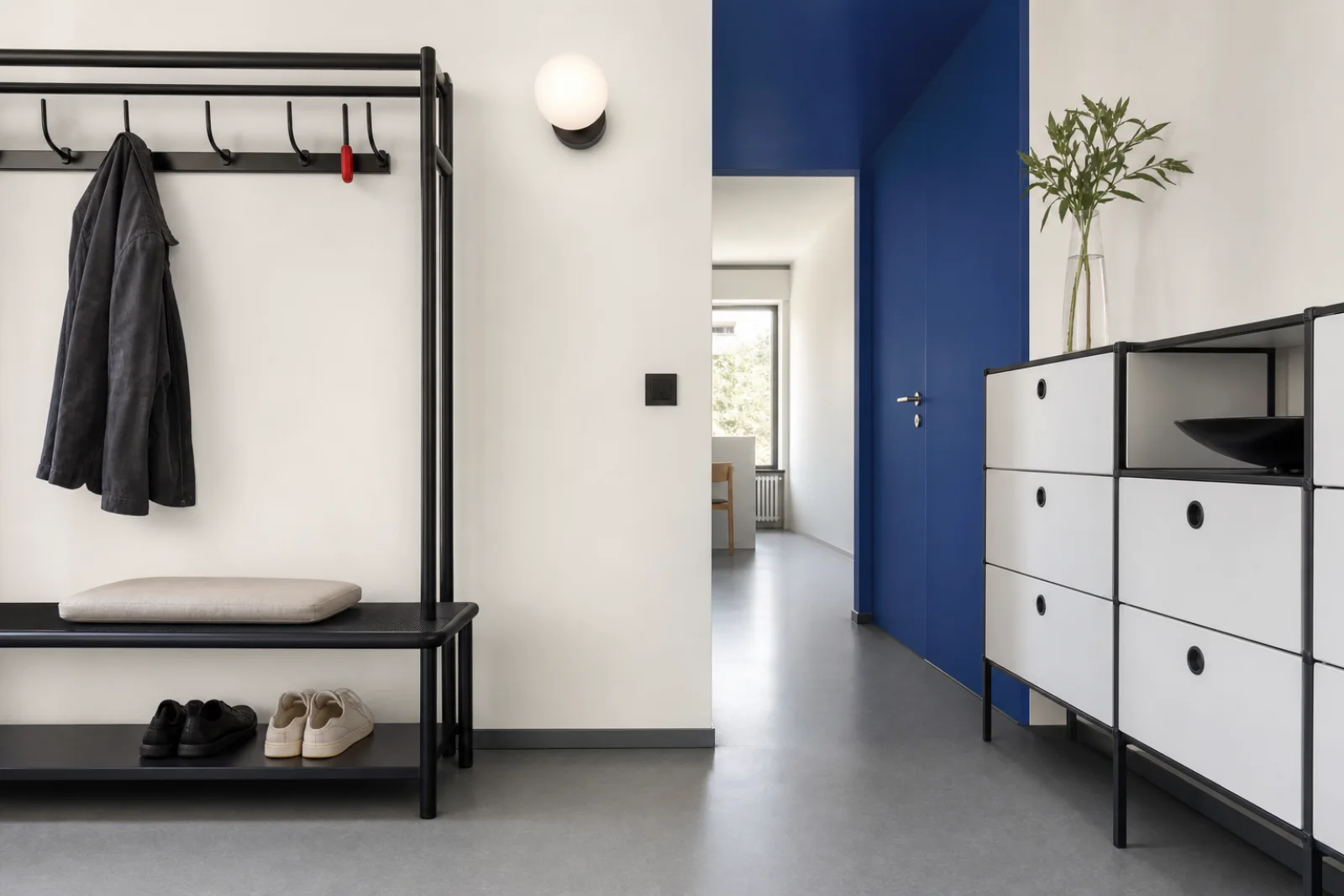 Bauhaus Entryway interior