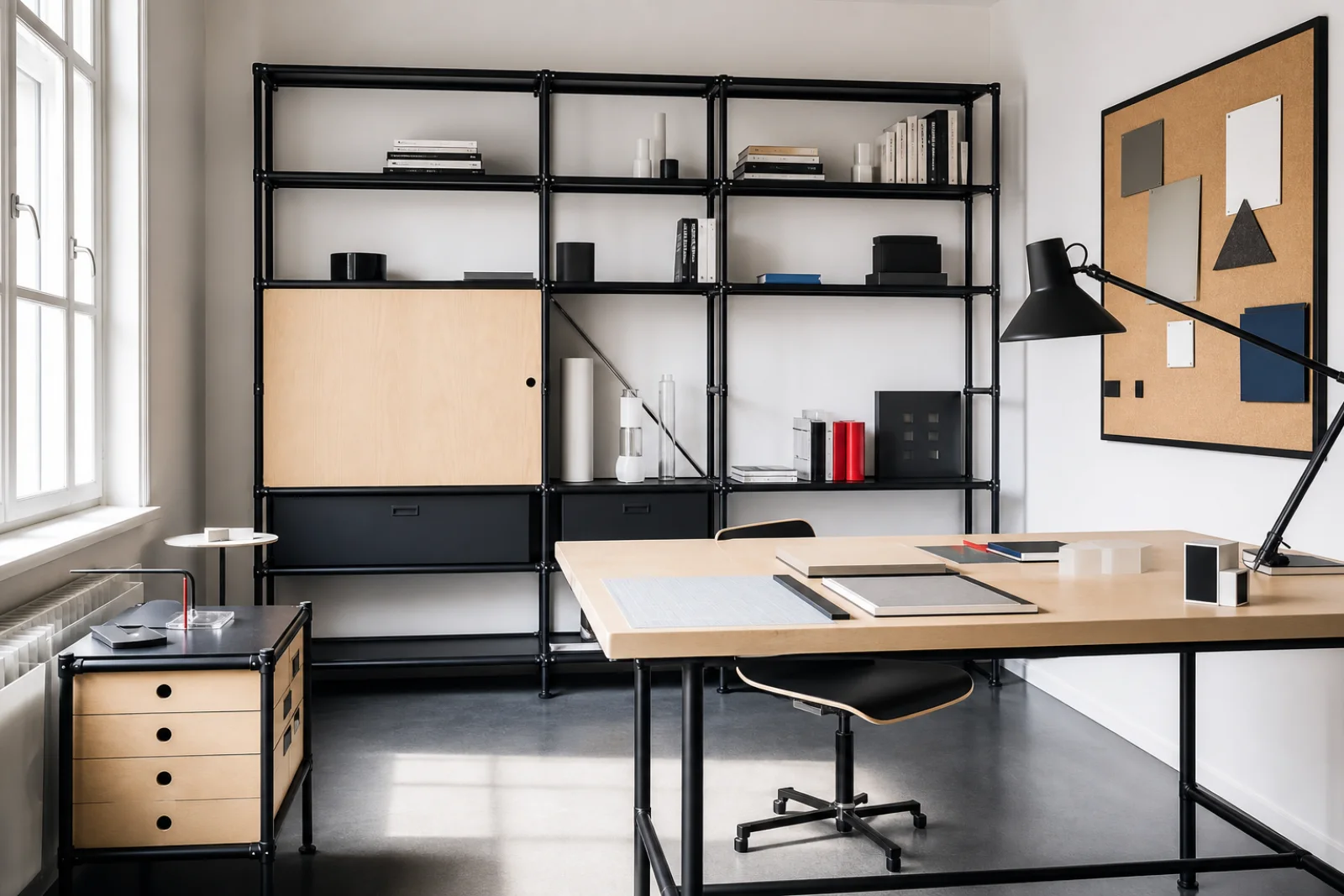 Bauhaus Home office interior