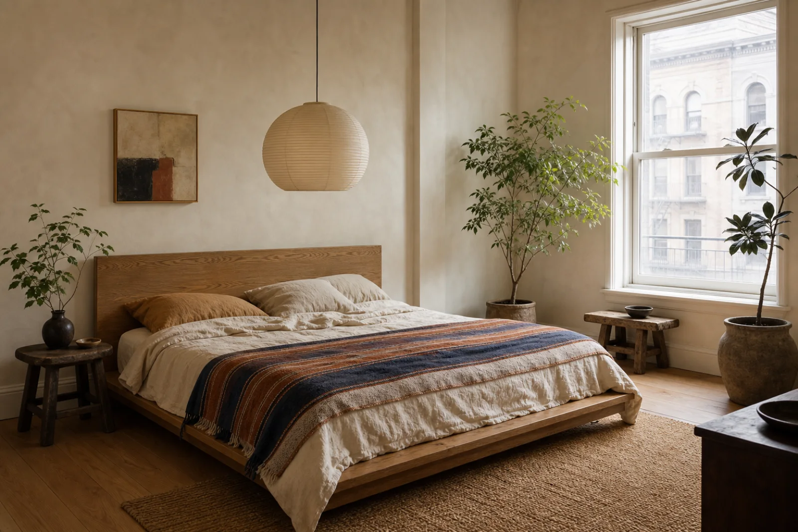 Bohemian styled corner