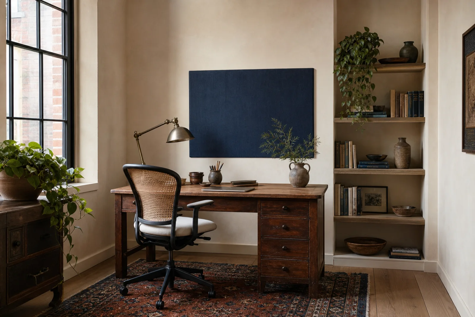 Bohemian Home office interior