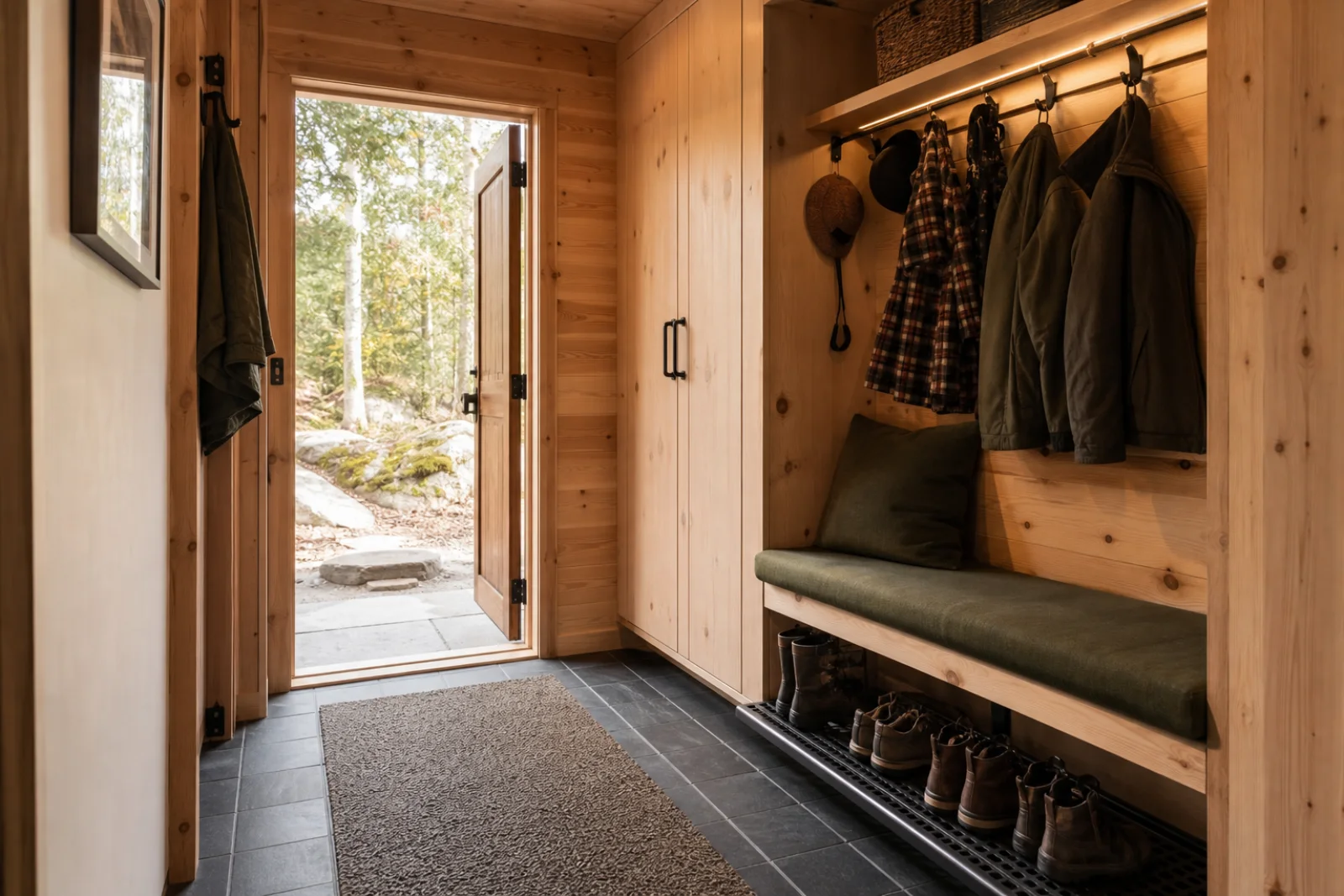 Cabin Entryway interior
