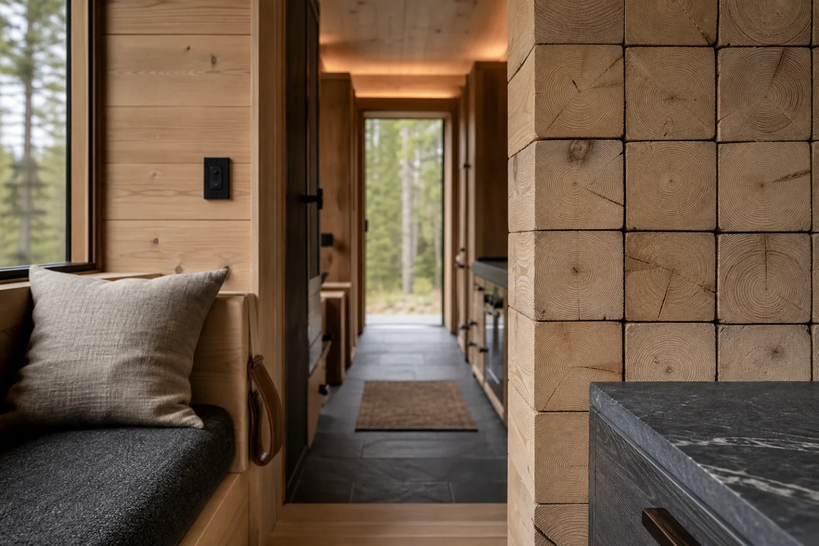 Cabin material board