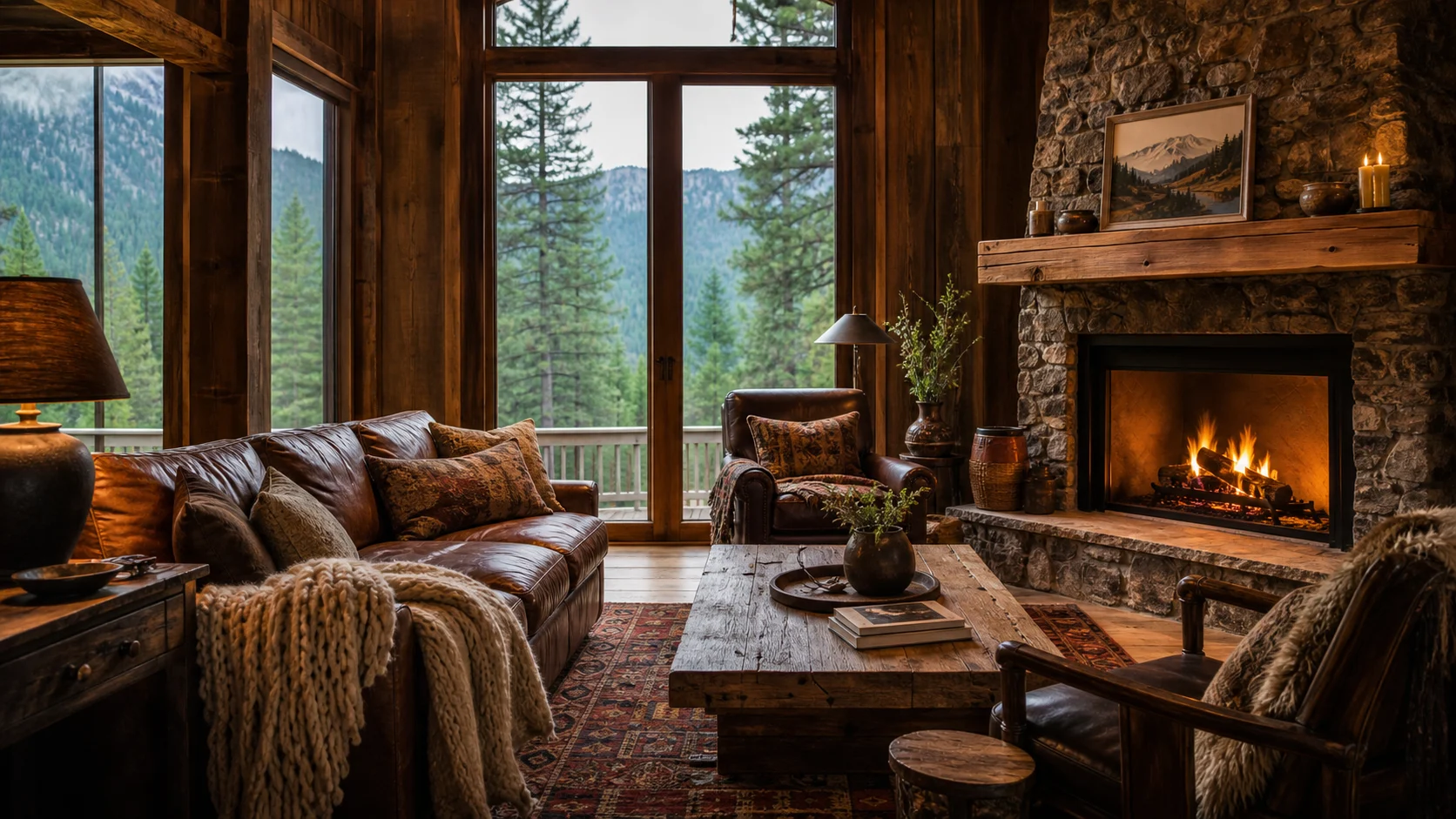 Cabin interior design hero