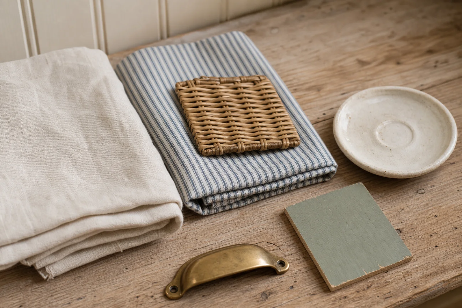 Coastal Grandmother material board