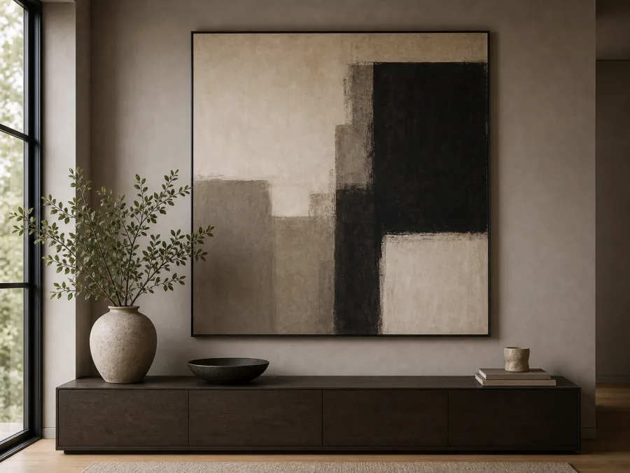 Large abstract art for Contemporary interior design