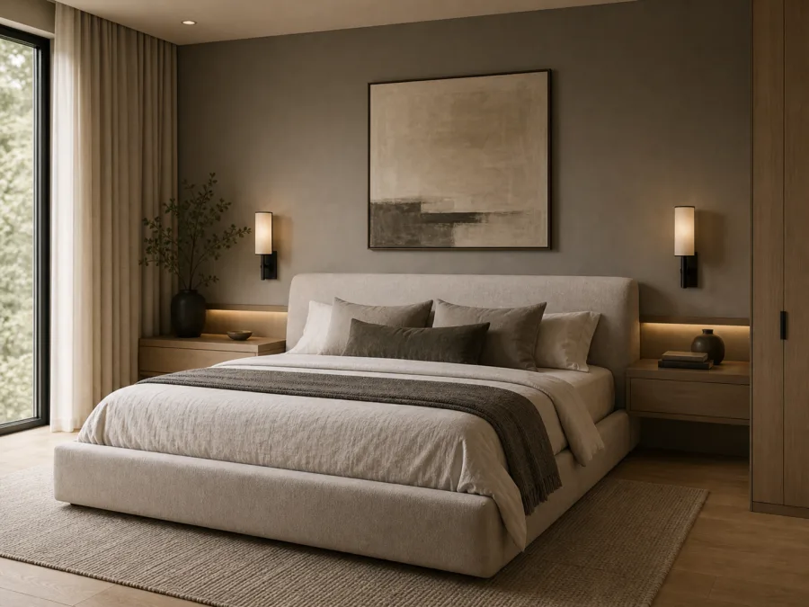 Contemporary styled corner