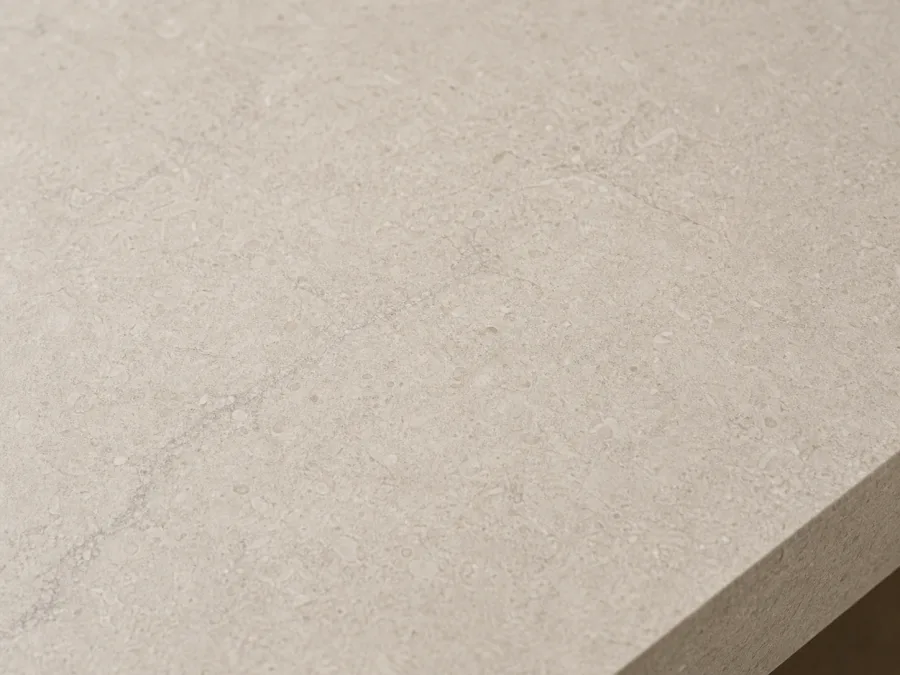 Honed stone material