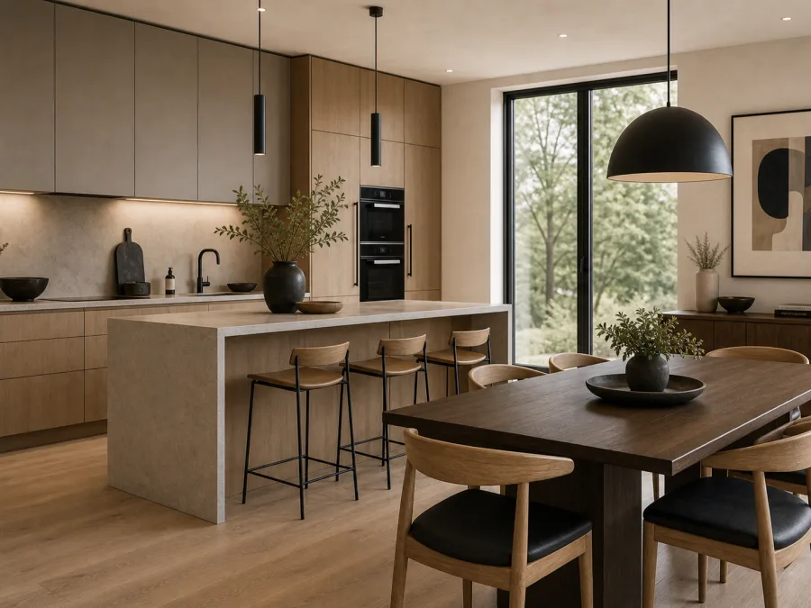 Contemporary kitchen interior
