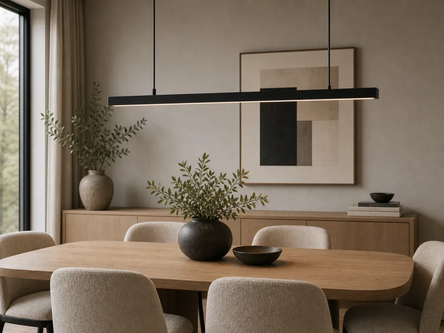 Linear pendant for Contemporary interior design