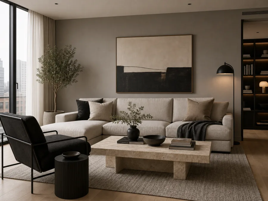 Contemporary Living room interior