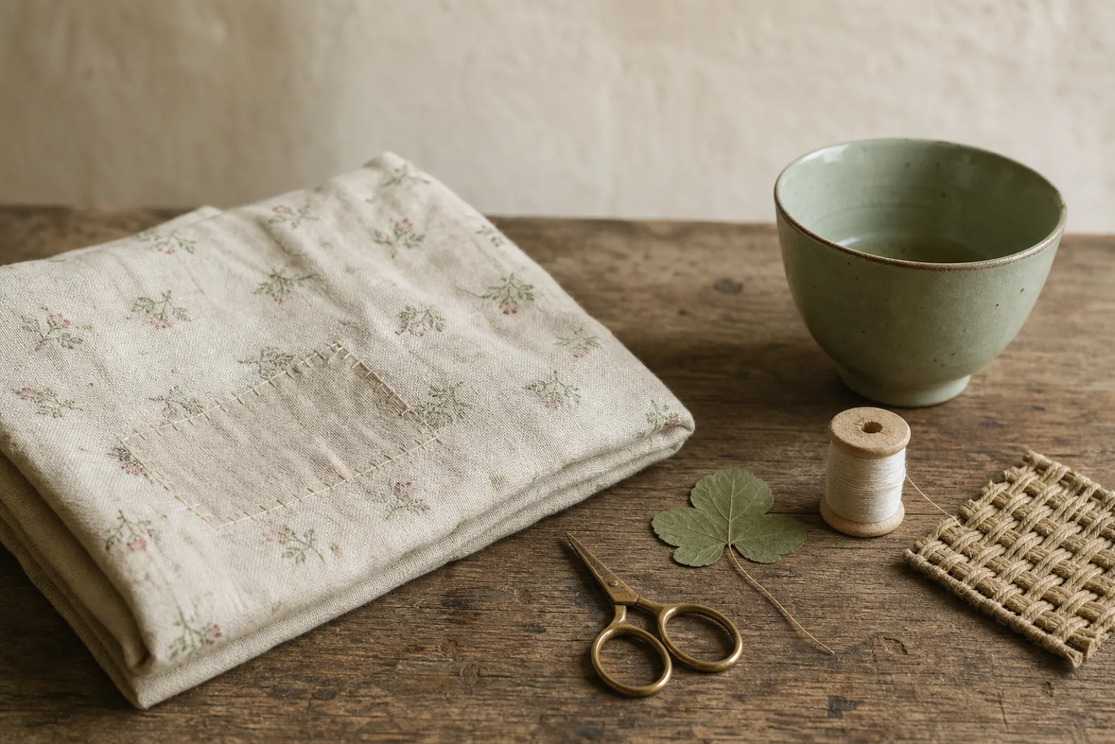 Cottagecore material board