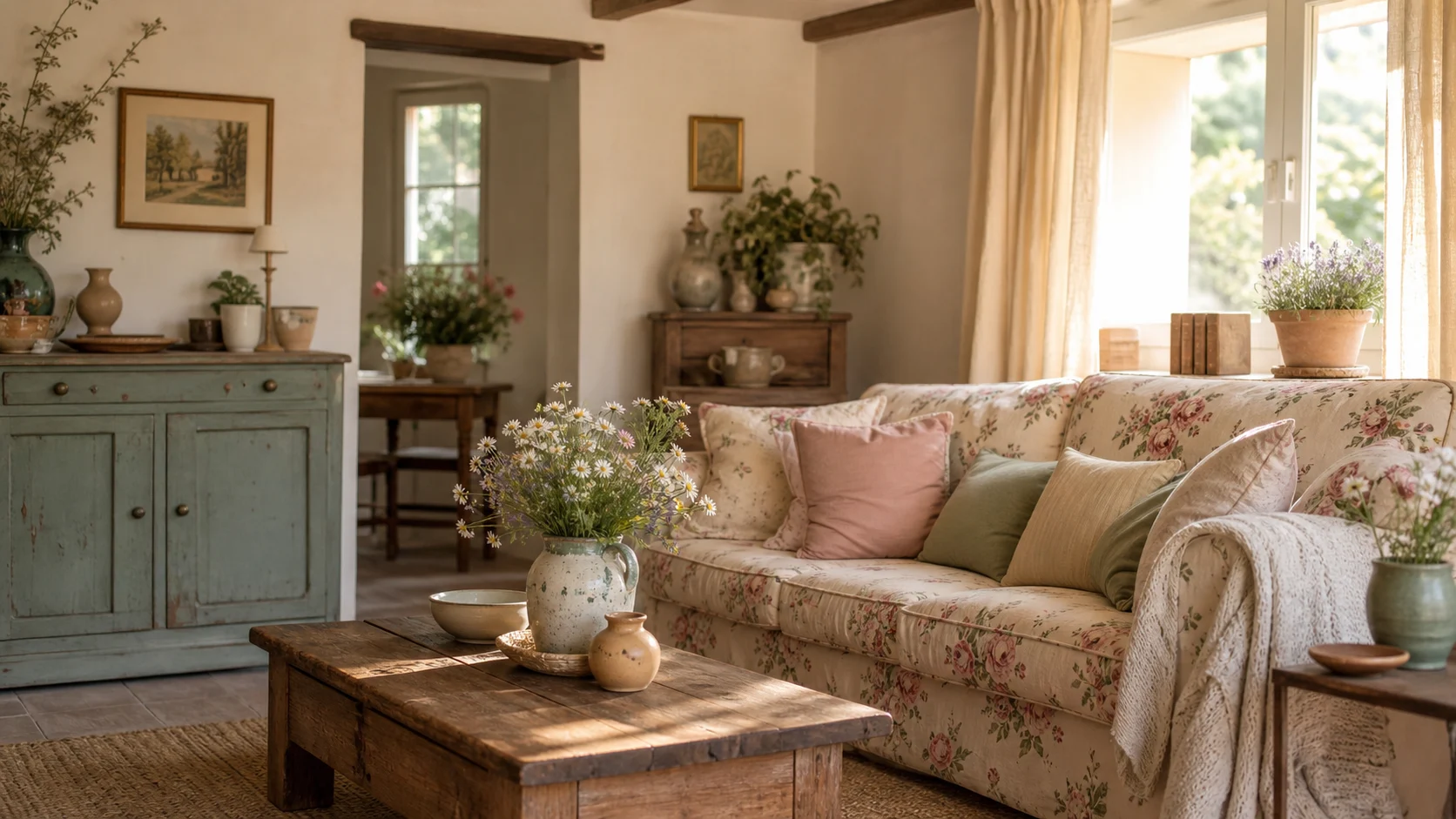 Cottagecore interior design