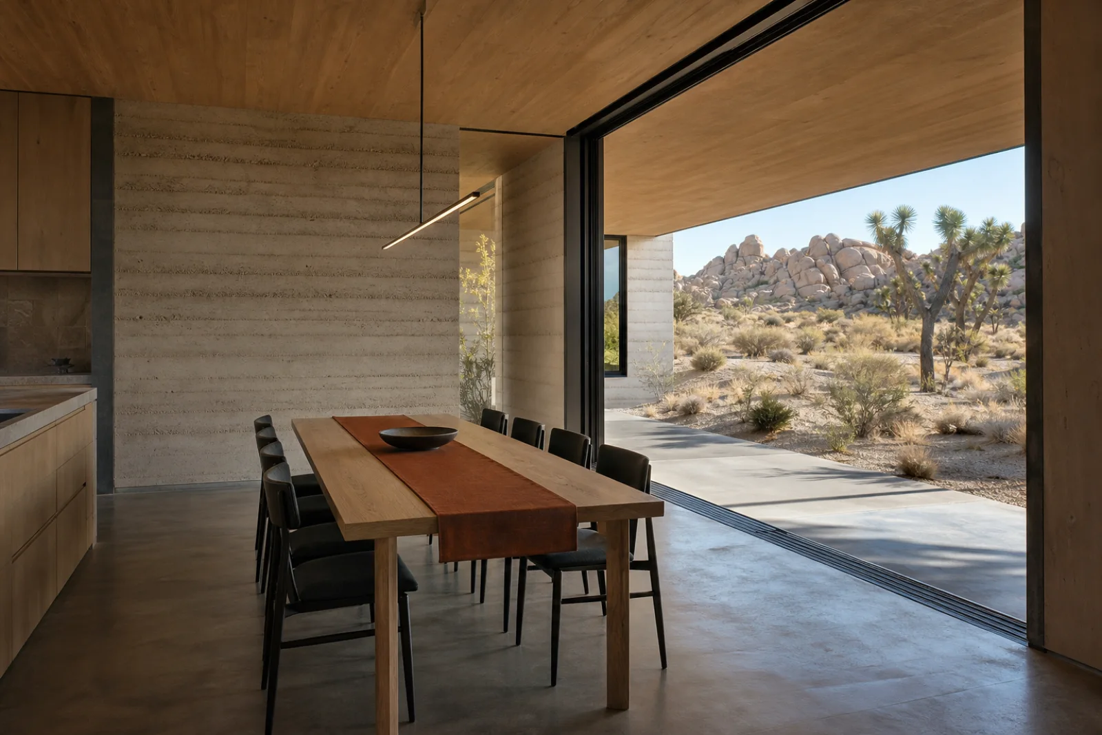 Desert Modern Dining room interior