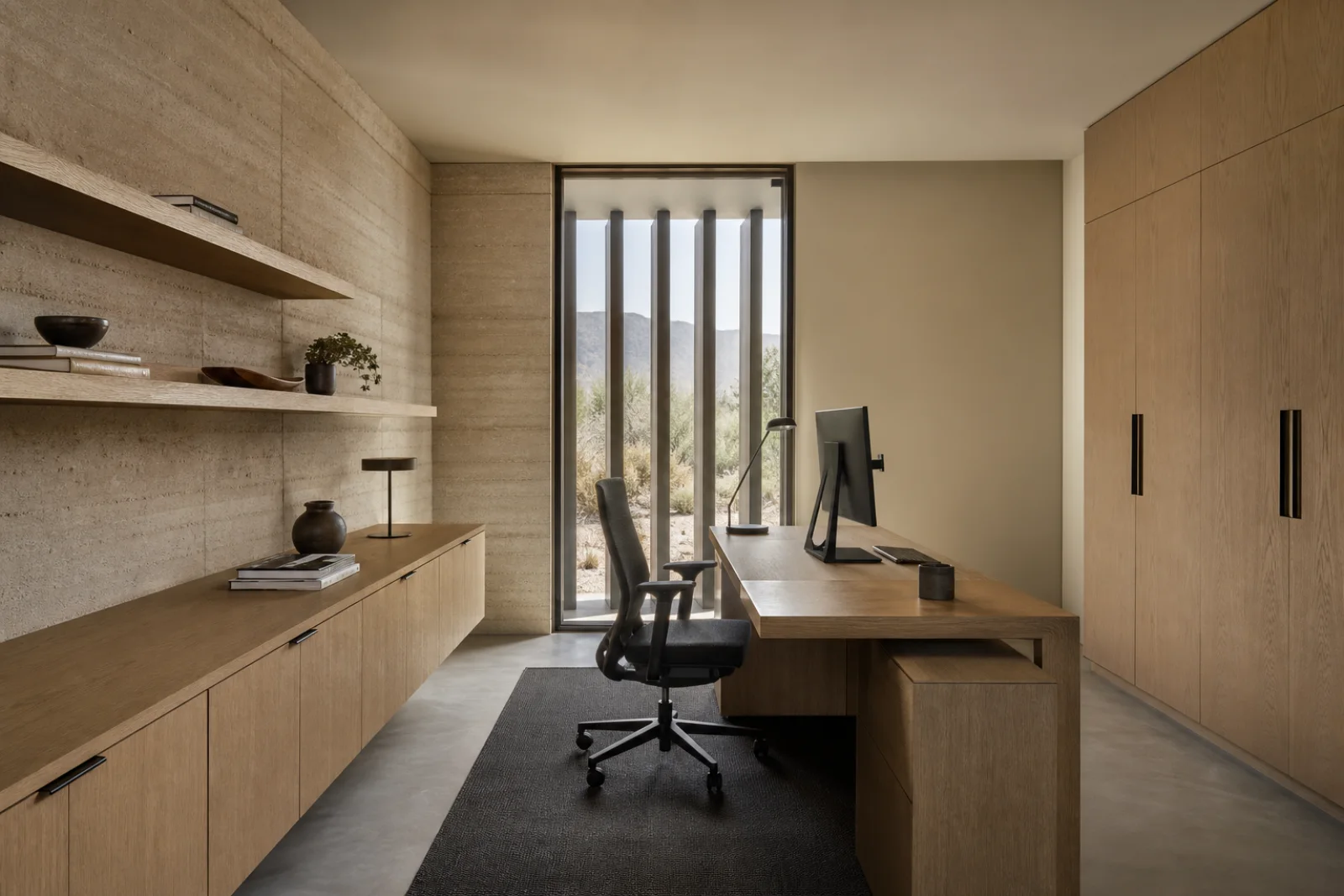 Desert Modern Home office interior