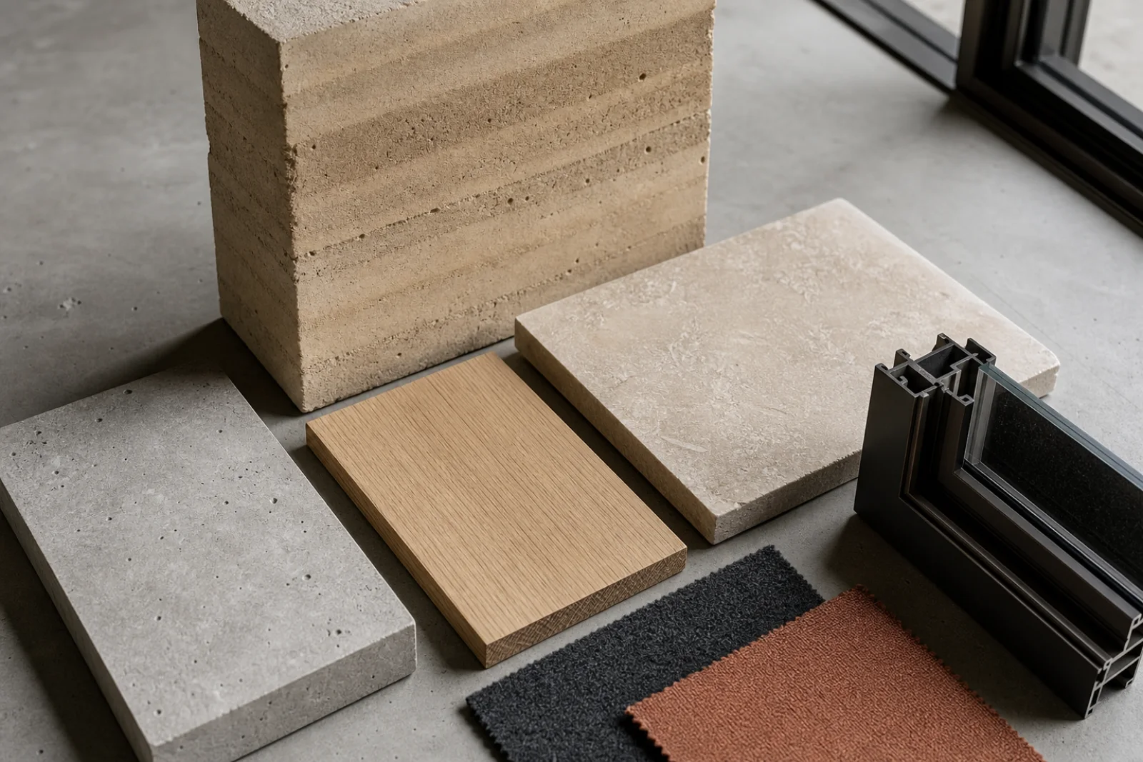 Desert Modern material board