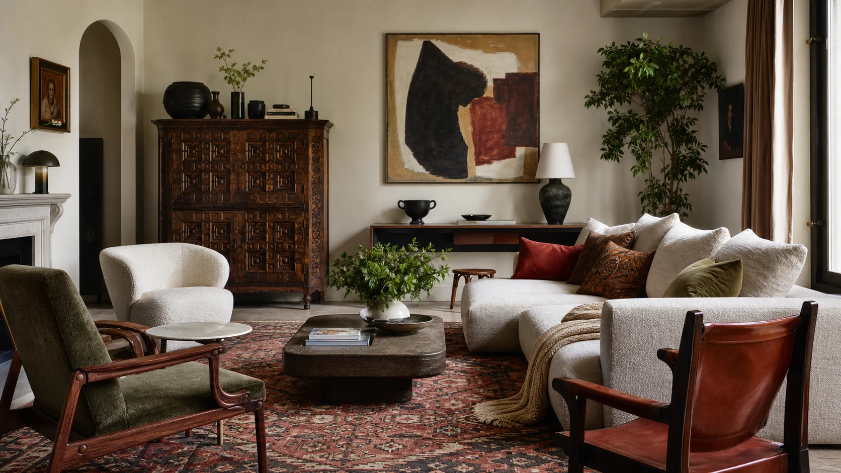 Eclectic interior design