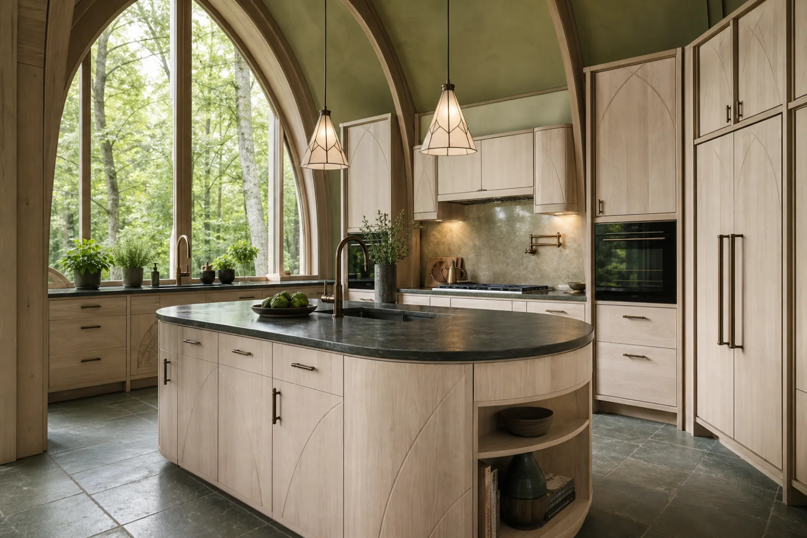 Elven Fantasy kitchen interior