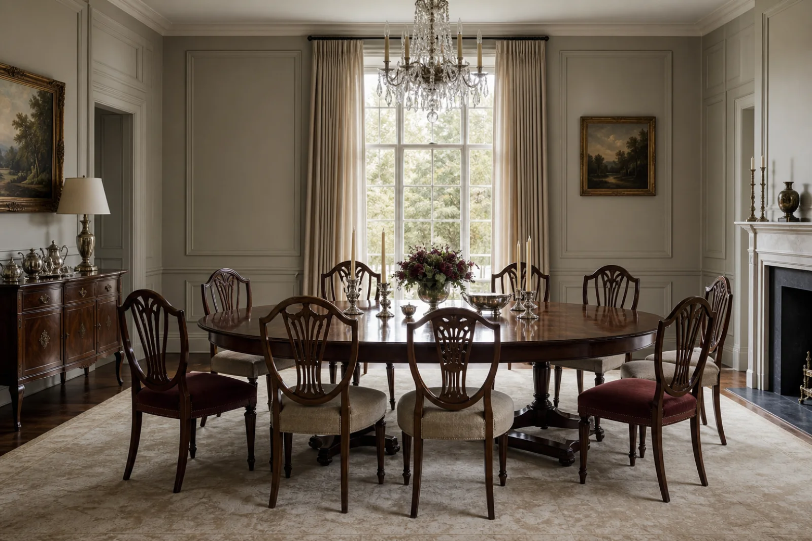 European Classic Dining room interior