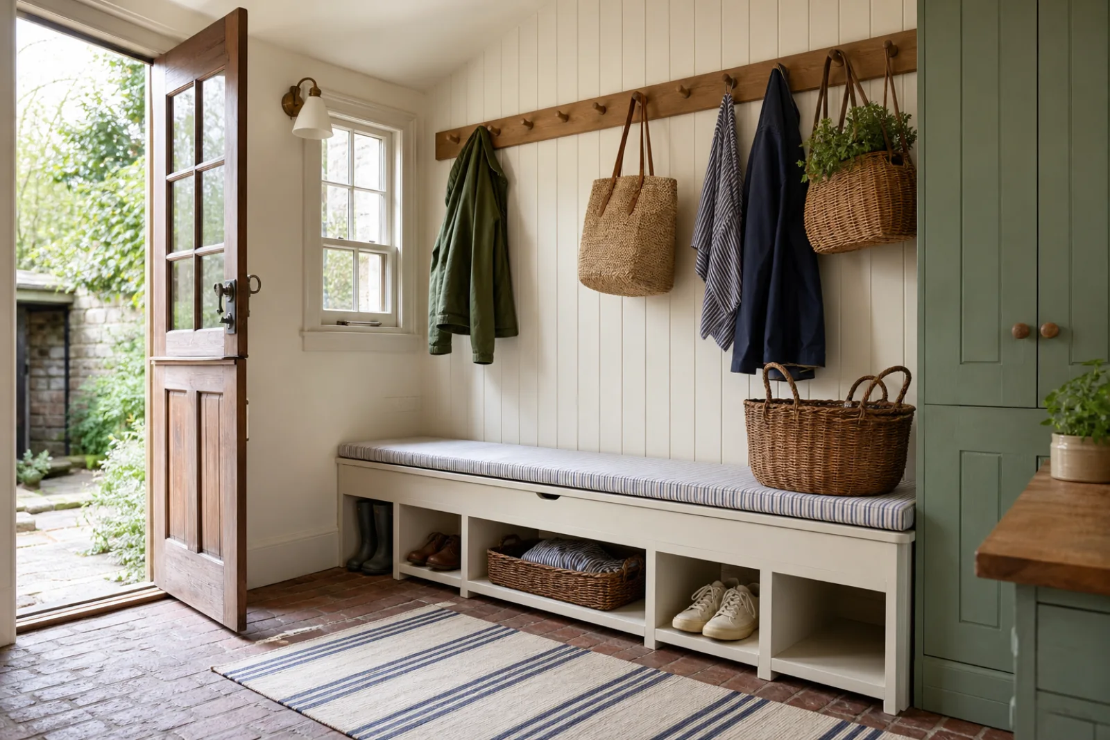 Farmhouse Entryway interior
