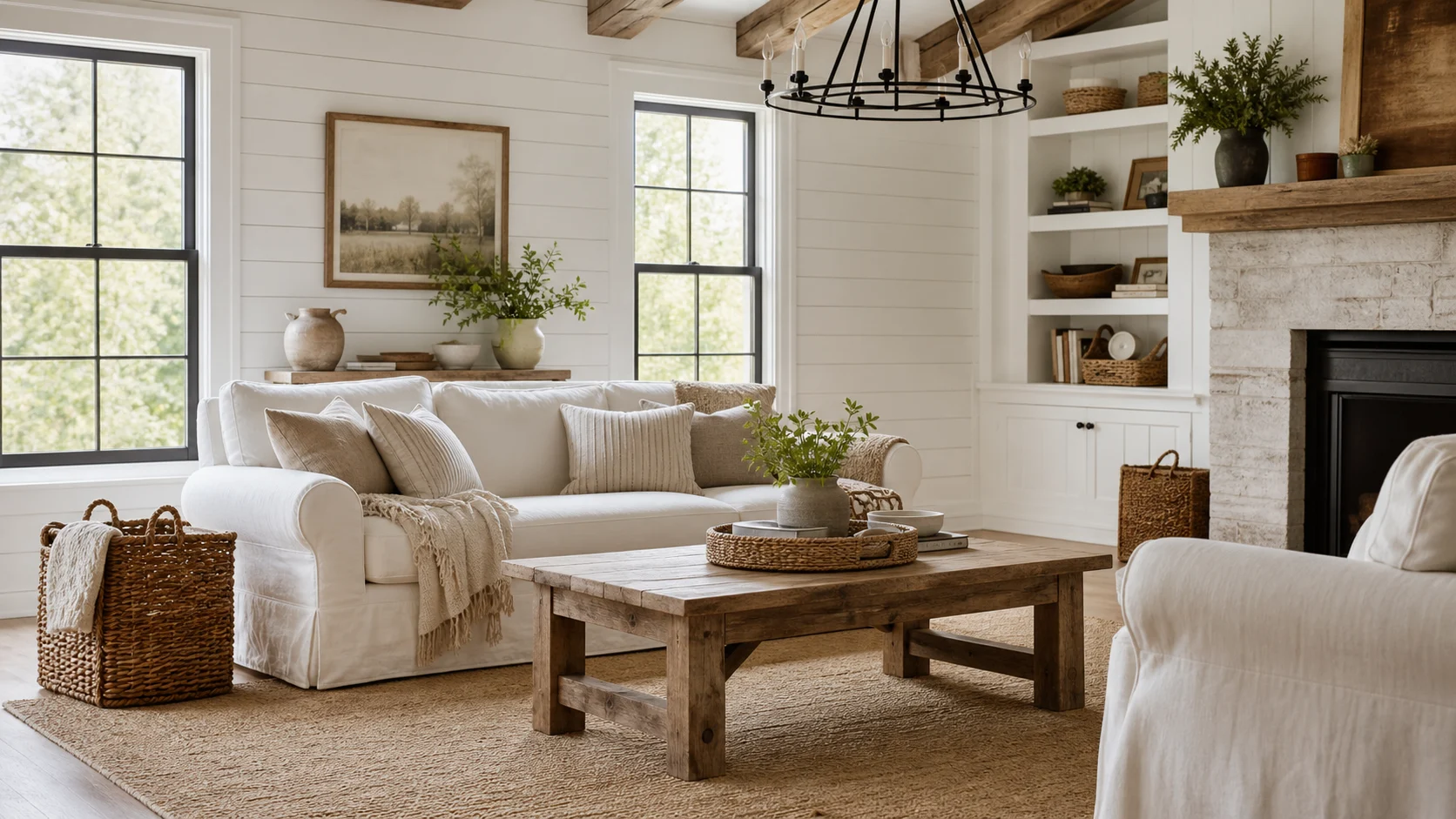 Farmhouse interior design