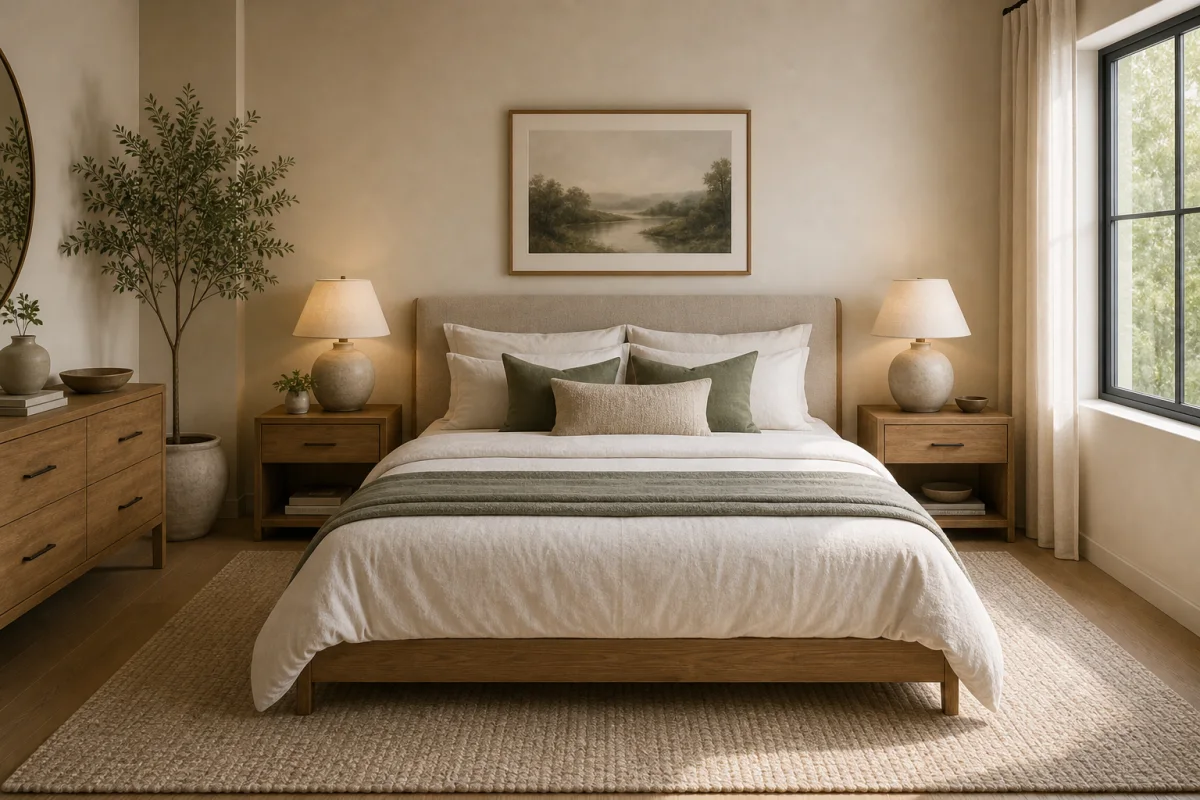 Feng Shui Bedroom interior