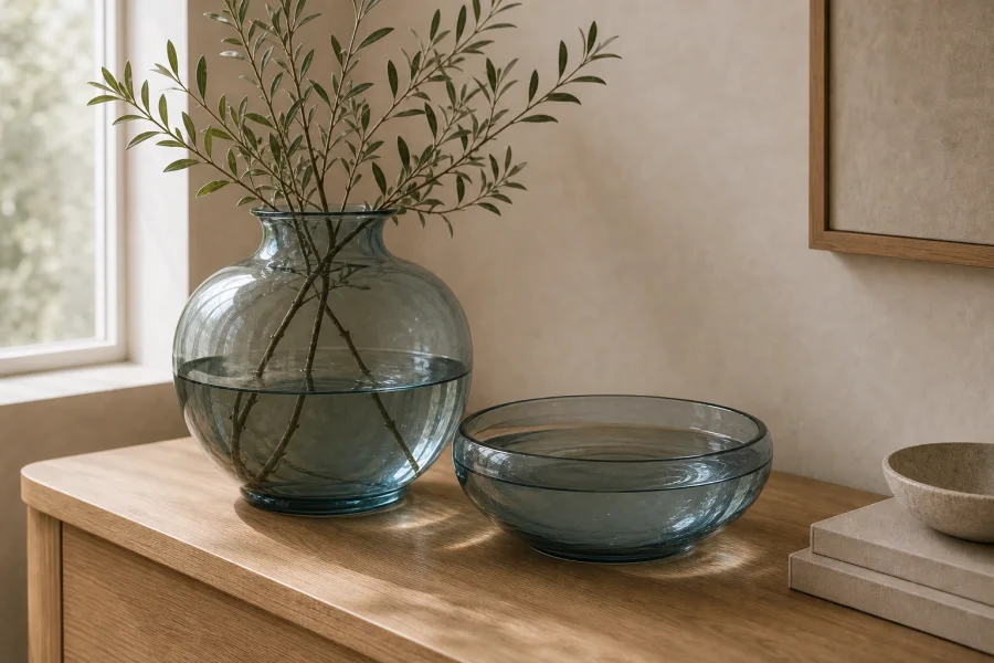 Water-glass accent Feng Shui Home Office