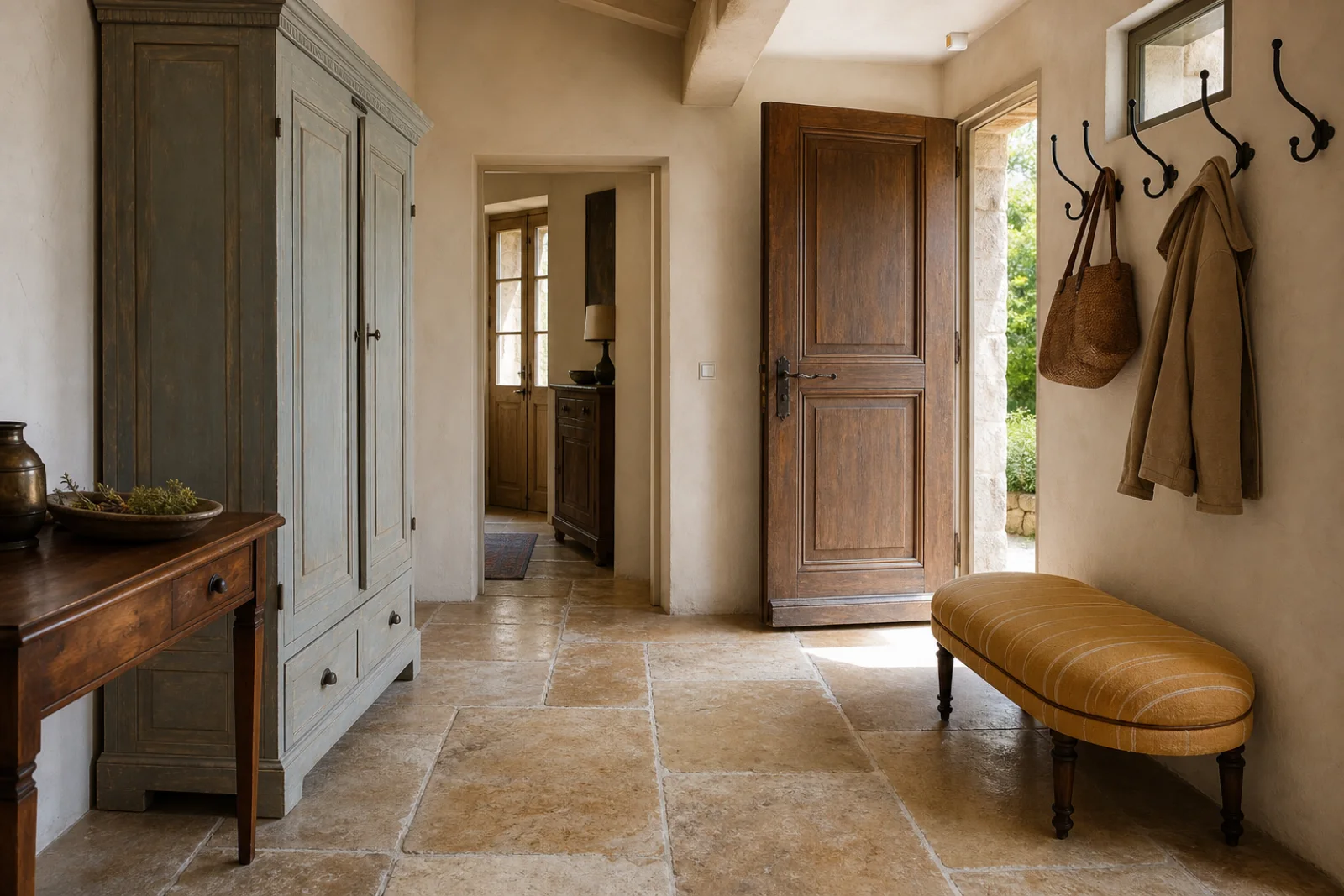 French Country Entryway interior