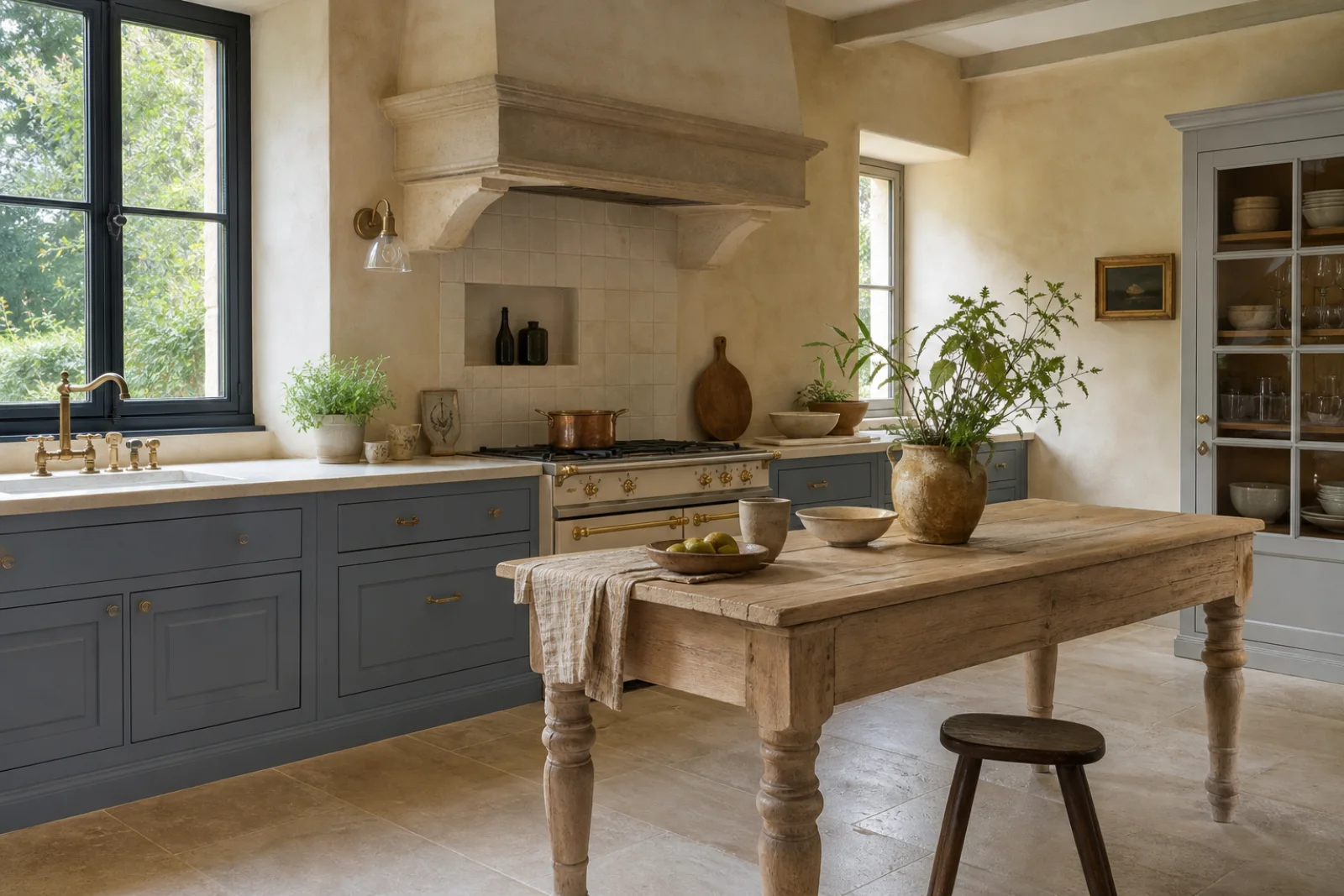 French Country kitchen interior