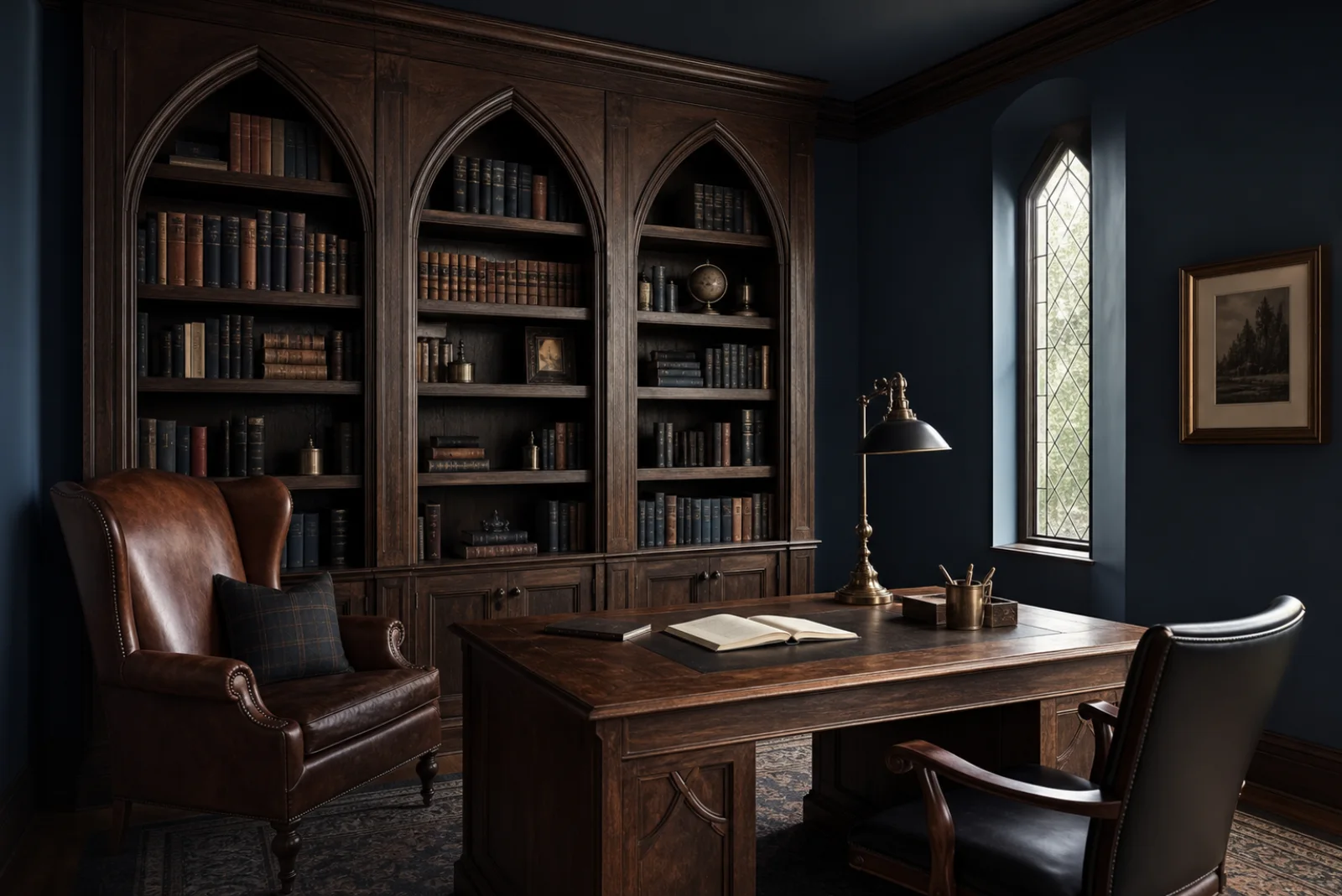 Gothic Home office interior
