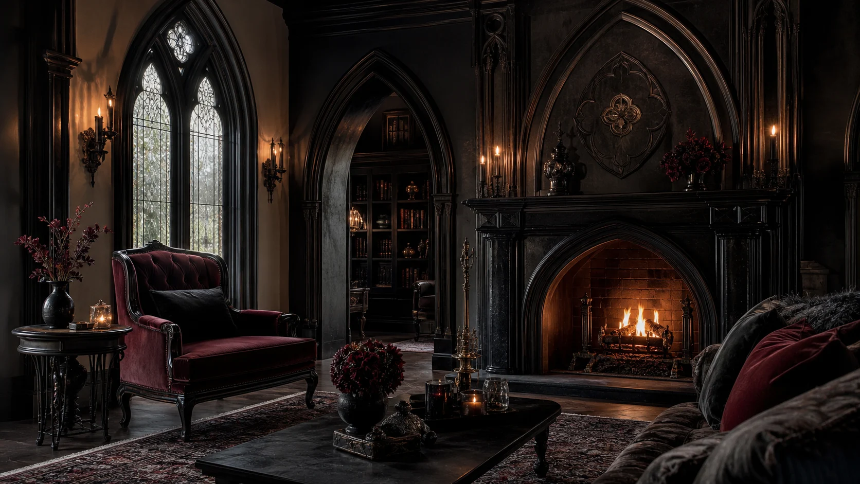 Gothic interior design hero