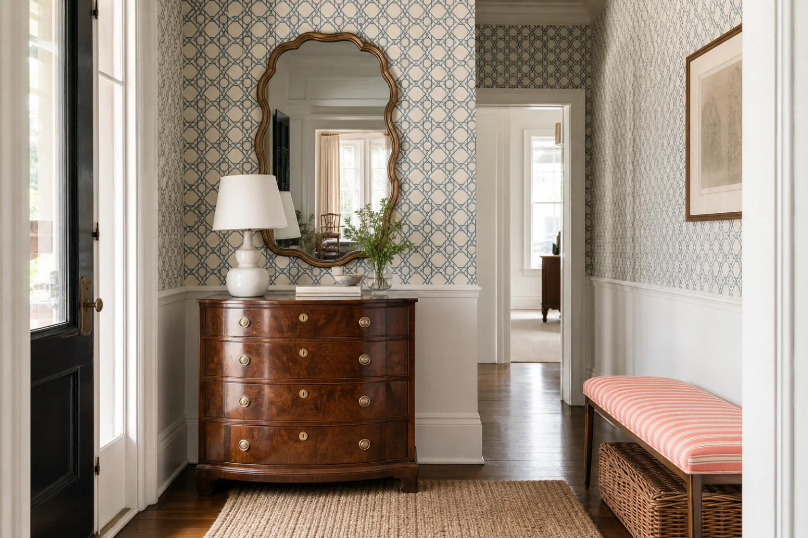 Grandmillennial Entryway interior