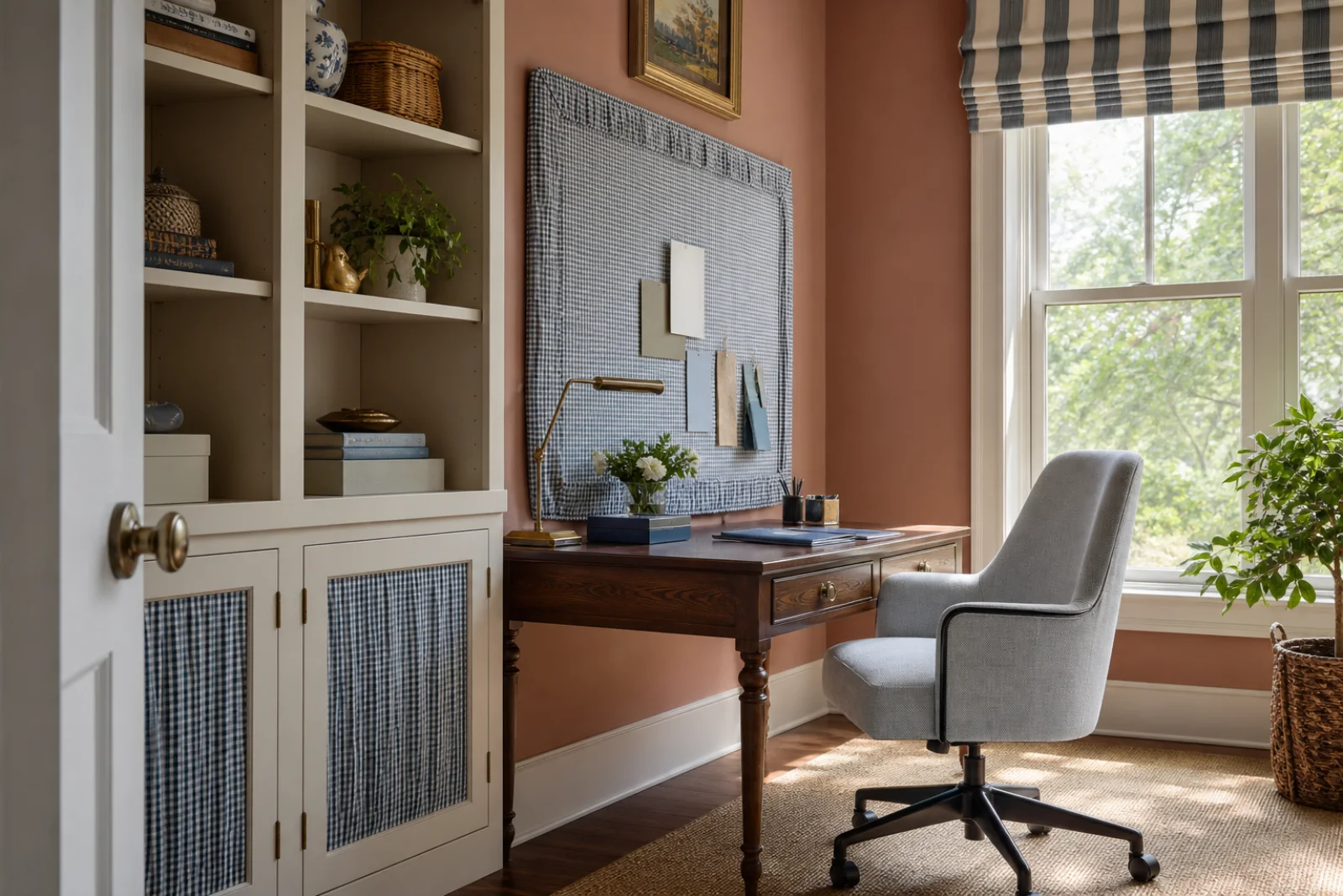 Grandmillennial Home office interior