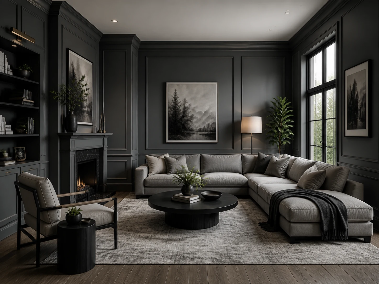 Gray Paint Interior interior design