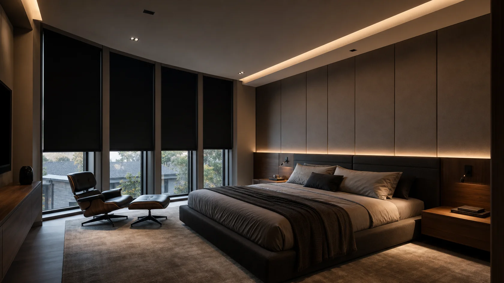 Acoustic Suite High-Tech Bedroom