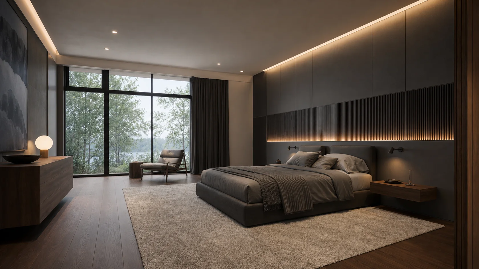Climate Wall High-Tech Bedroom