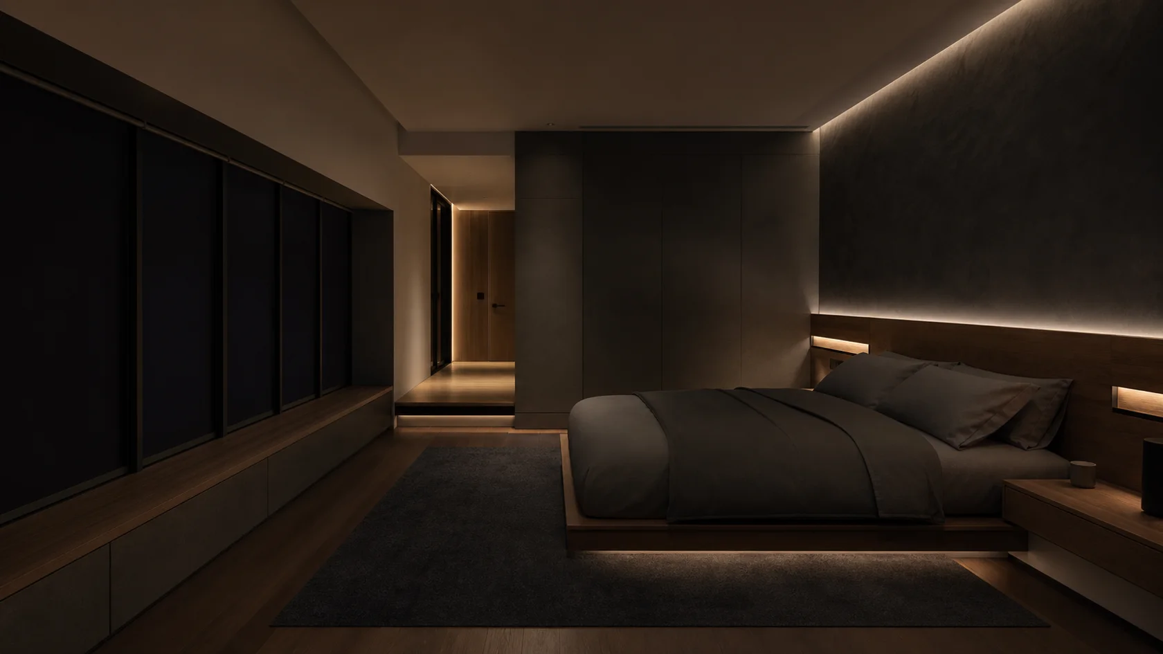 Sleep Mode High-Tech Bedroom