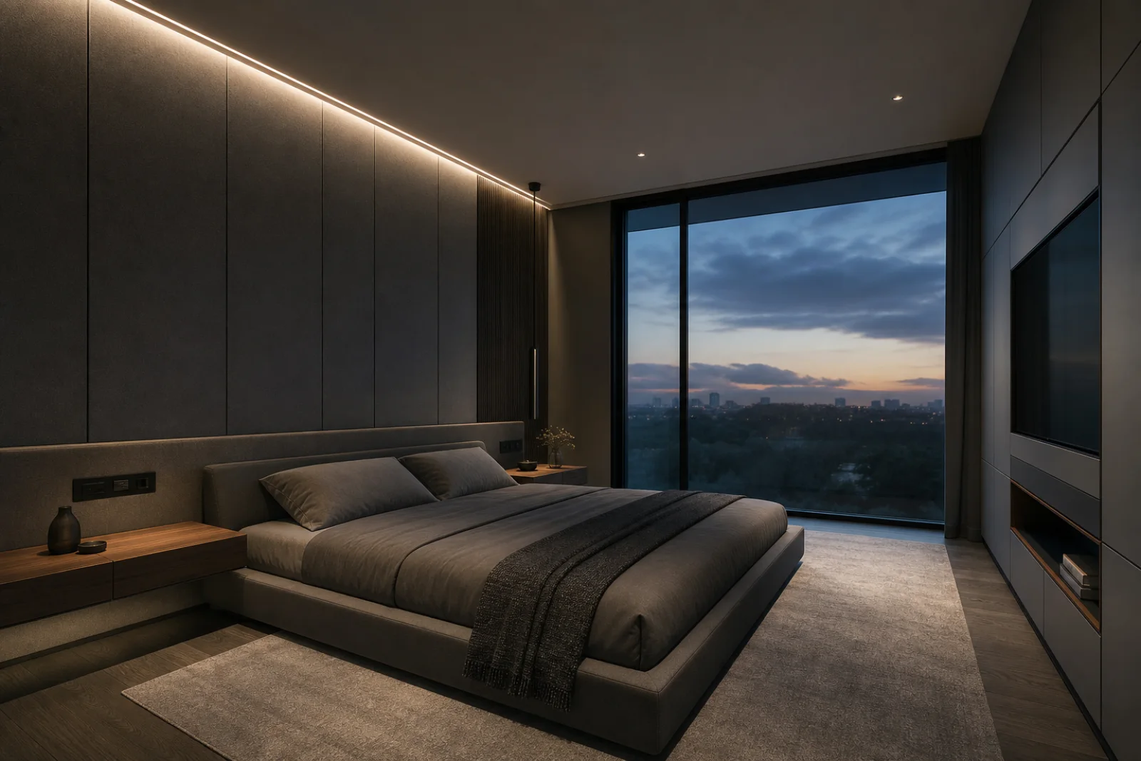 High-Tech styled corner