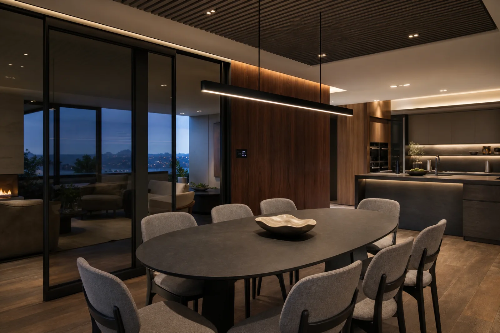 High-Tech Dining room interior