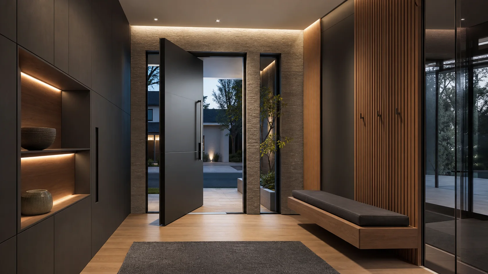 Smart Lock High-Tech Entryway & Hallway
