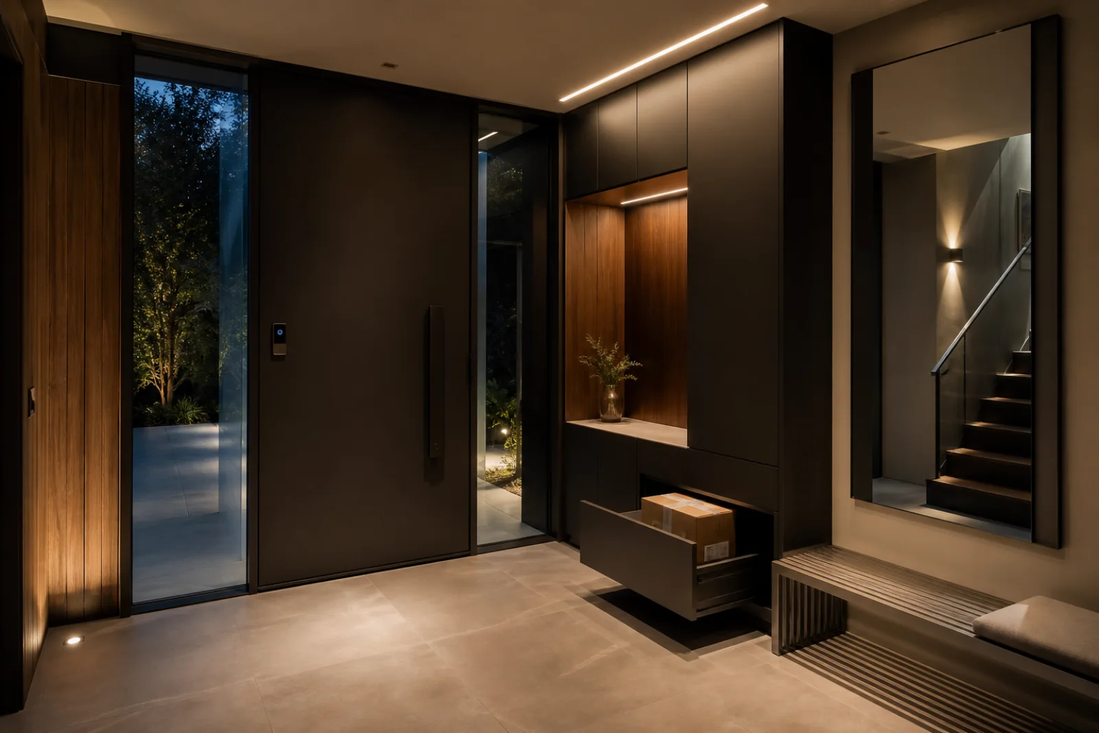 High-Tech Entryway interior