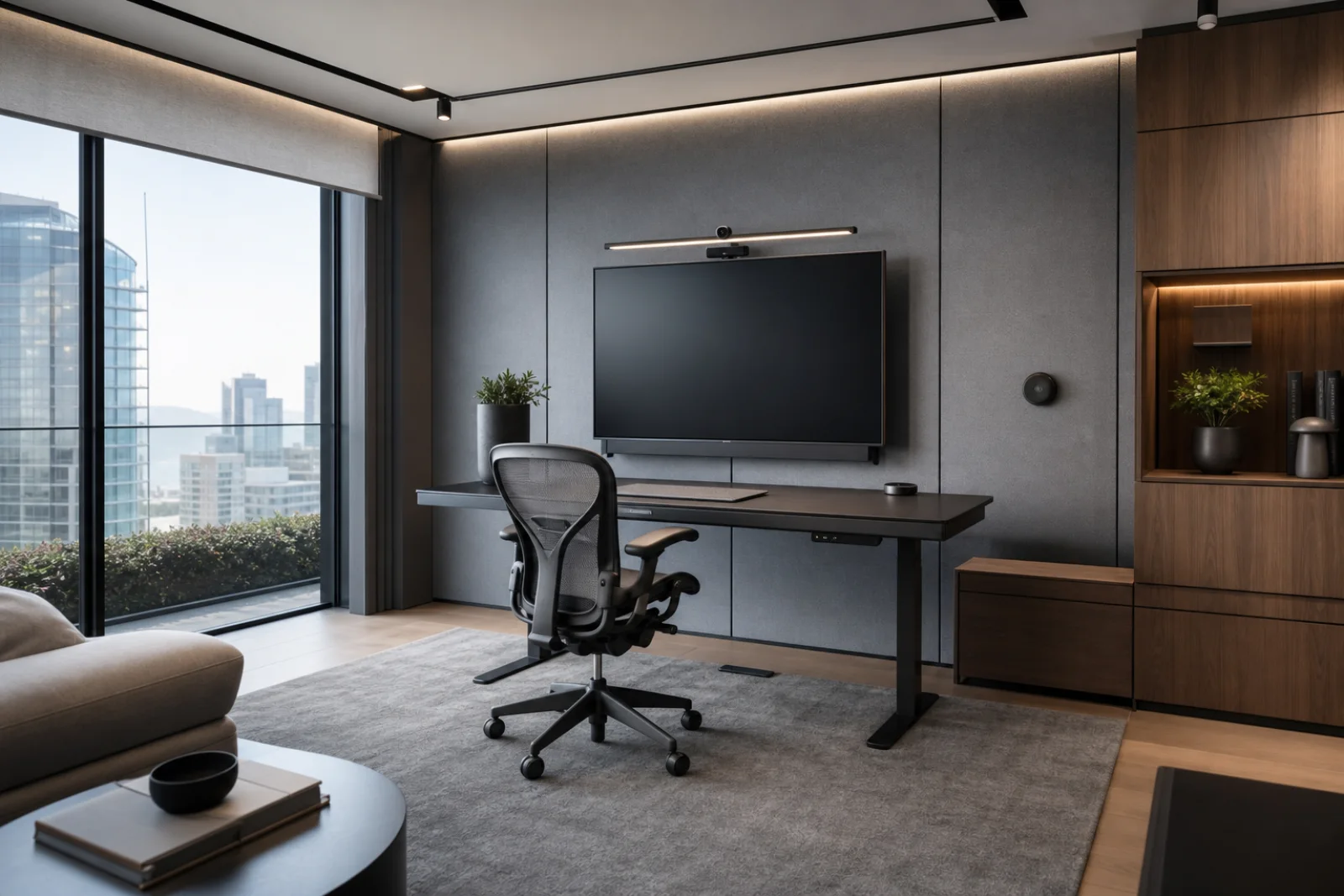 High-Tech Home office interior